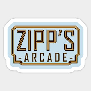 Zipp's Arcade Sticker